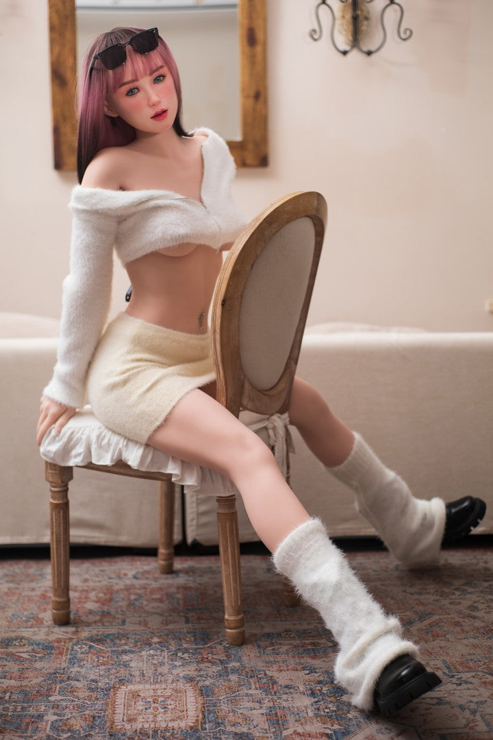 Irene: 157cm Realistic Silicone Head TPE Body Love Doll-Climax Doll
