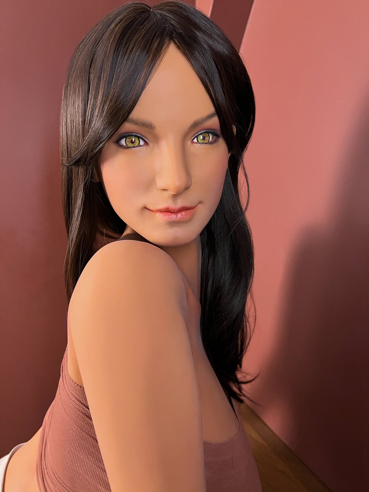 Mouna: 159cm Realistic Silicone Head TPE Body Love Doll-Climax Doll