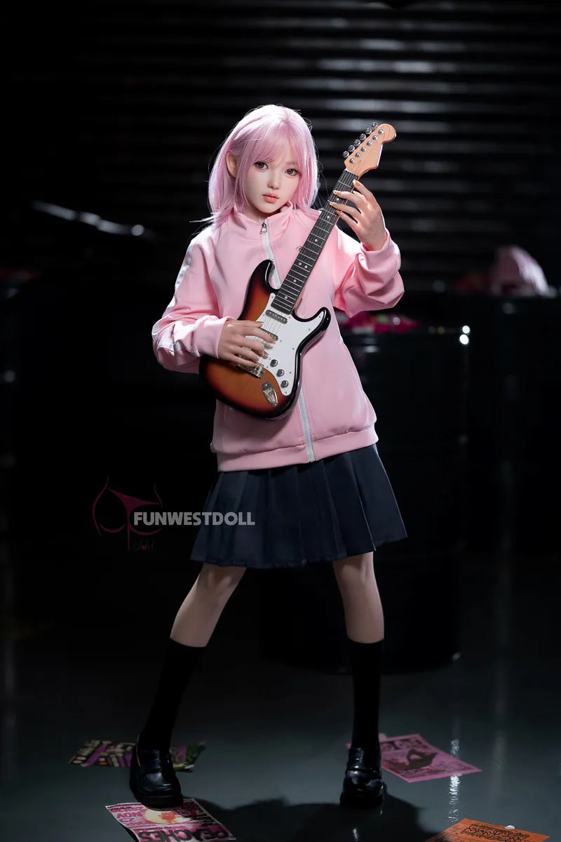 Nika: 152cm D-Cup Electric Guitar Girl Realistic Sex Doll-FSD034-#053S
