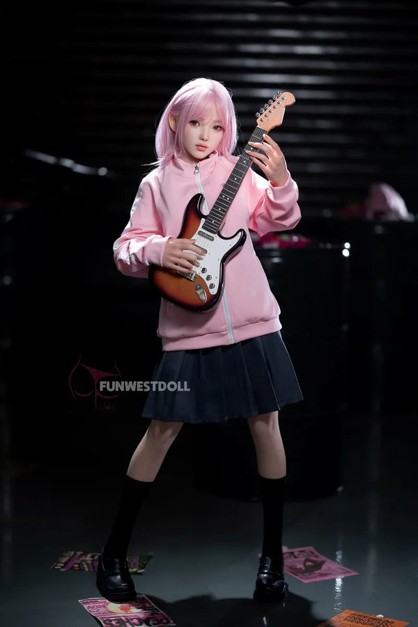 Nika: 152cm D-Cup Electric Guitar Girl Realistic Sex Doll-FSD034-#053S