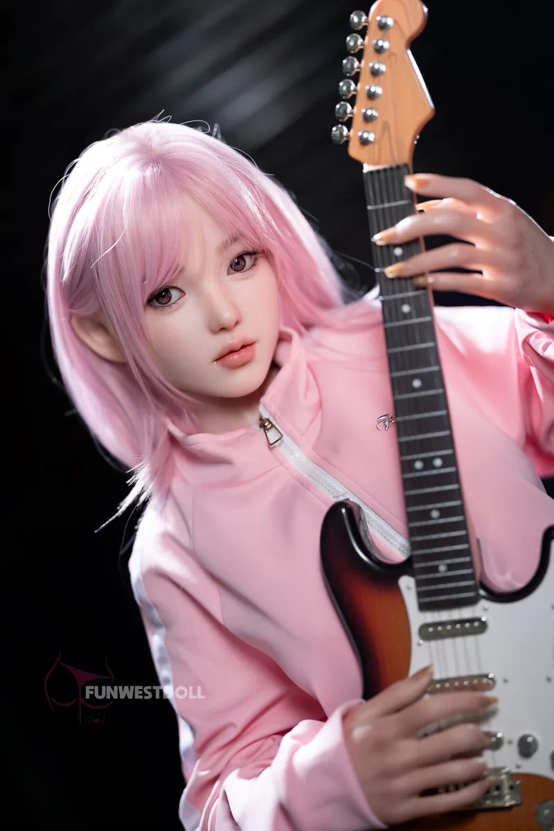 Nika: 152cm D-Cup Electric Guitar Girl Realistic Sex Doll-FSD034-#053S