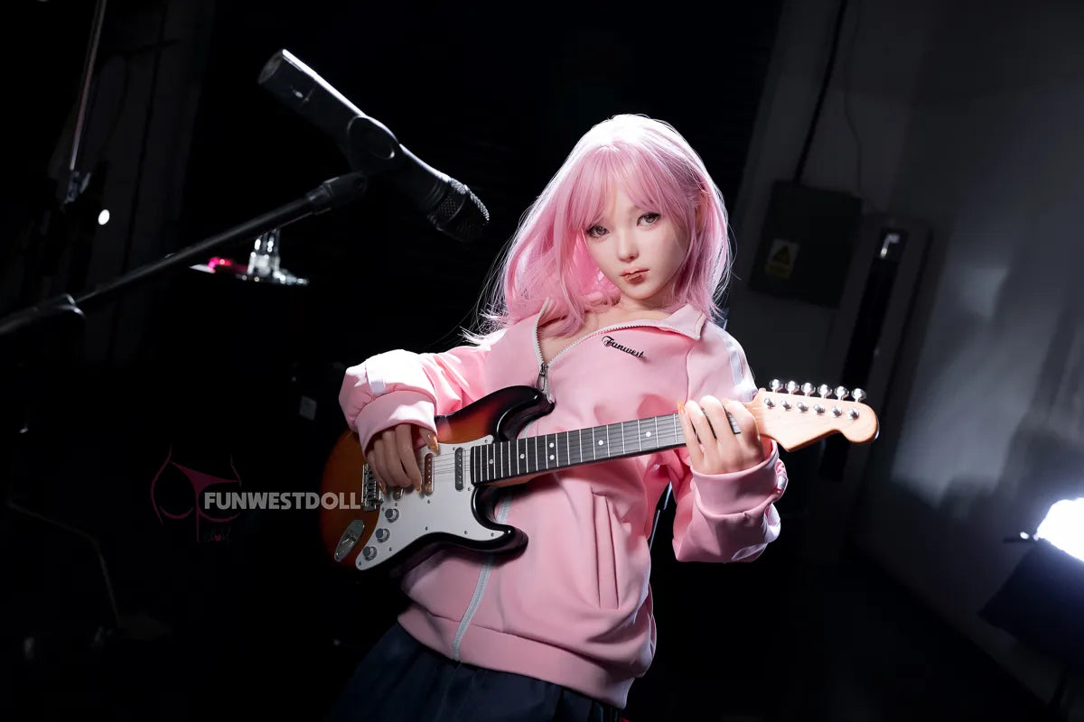 Nika: 152cm D-Cup Electric Guitar Girl Realistic Sex Doll-FSD034-#053S