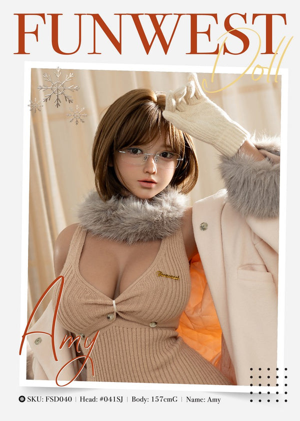Amy: 157cm Realistic Silicone Sex Doll-FSD040-#041S