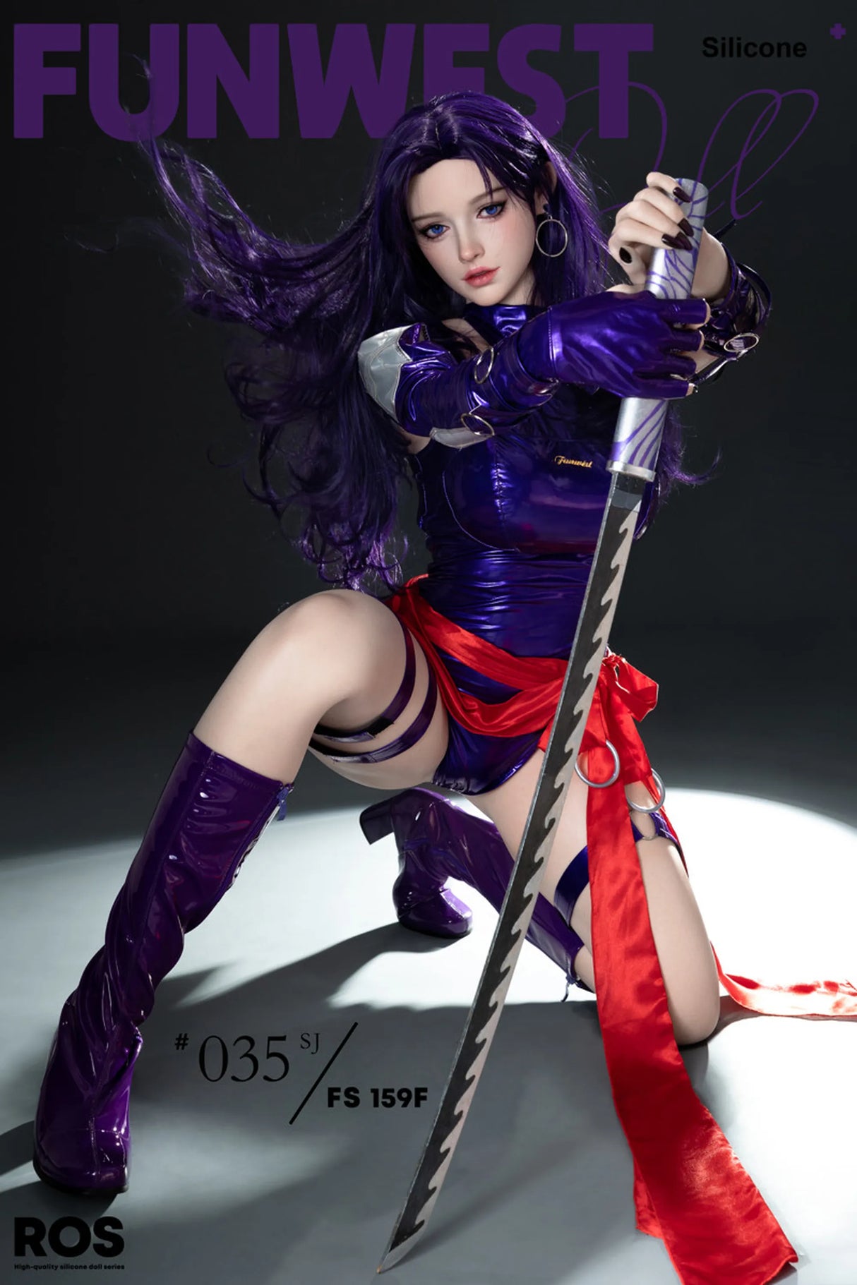 Chloe:159cm F-cup Sword Siren Lifelike Sex Doll-FSD048 #035SJ