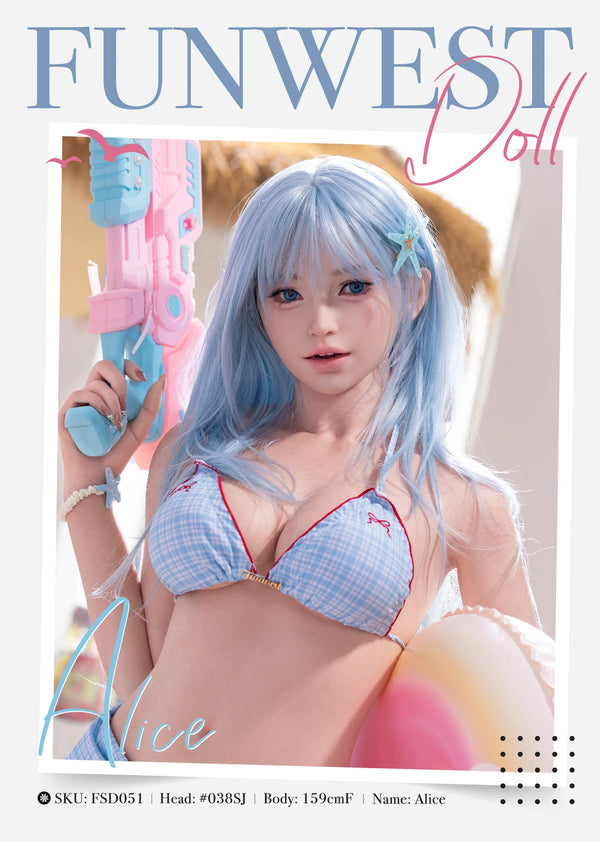 Alice:159cm F-cup Holiday Girl Lifelike Sex Doll-FSD051 #038SJ