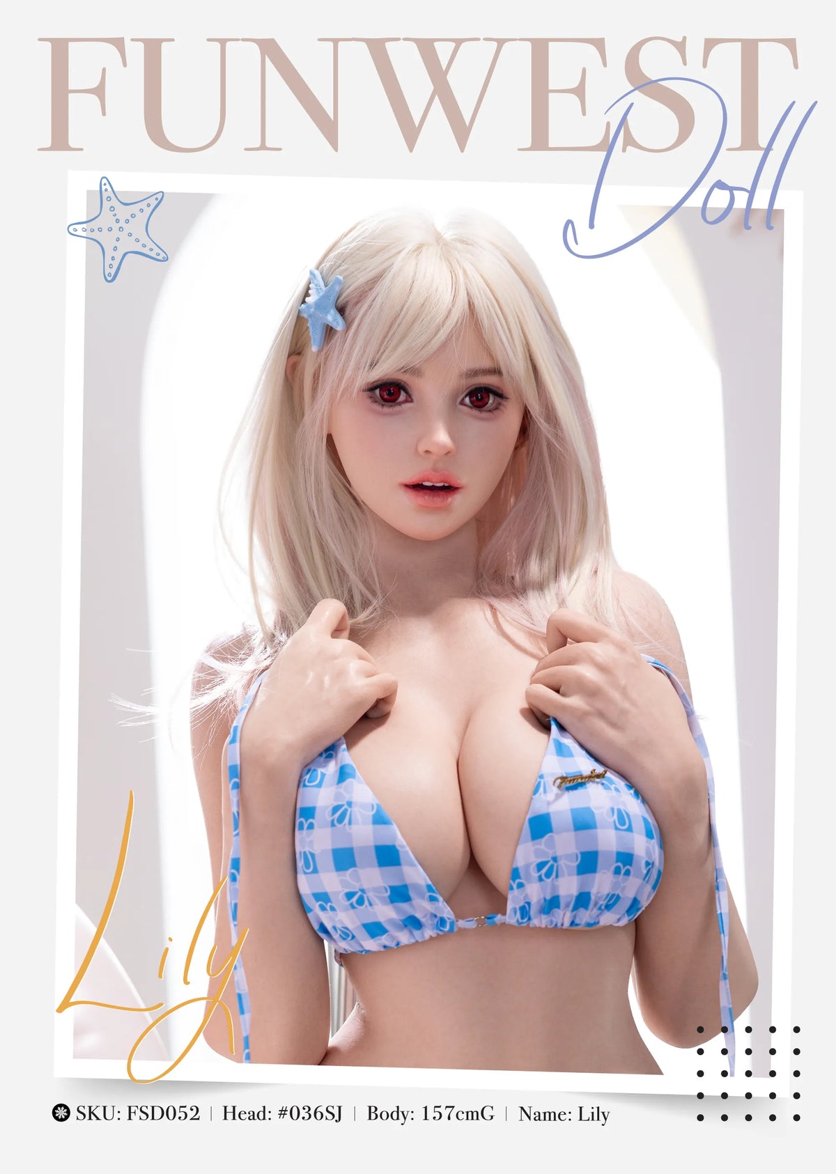 Lily: 157cm G-cup Summer Escape Realistic Sex Doll-FSD052 #036SJ