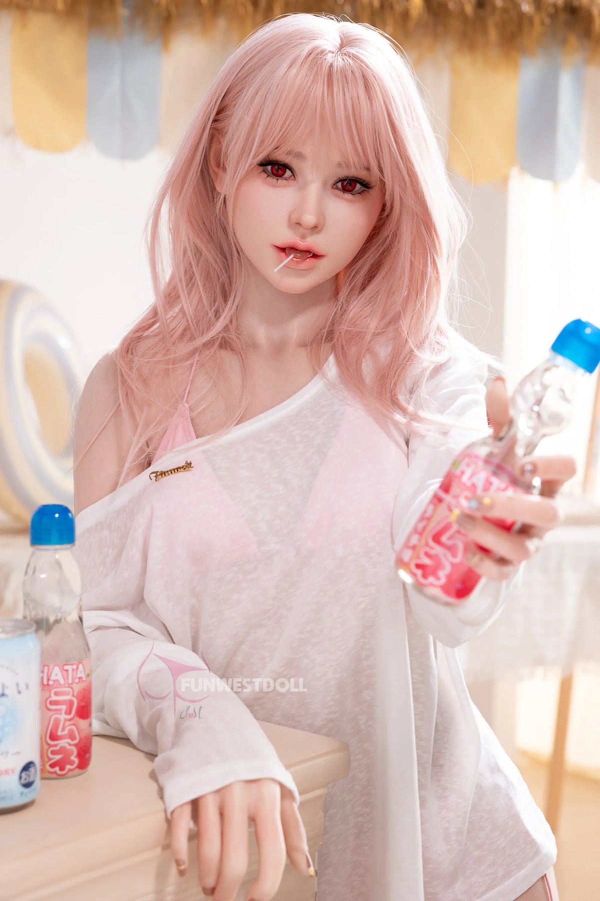 Lucy:159cm A-cup Vacation Girl Flat-Chested Sex Doll-FSD053 #032SJ