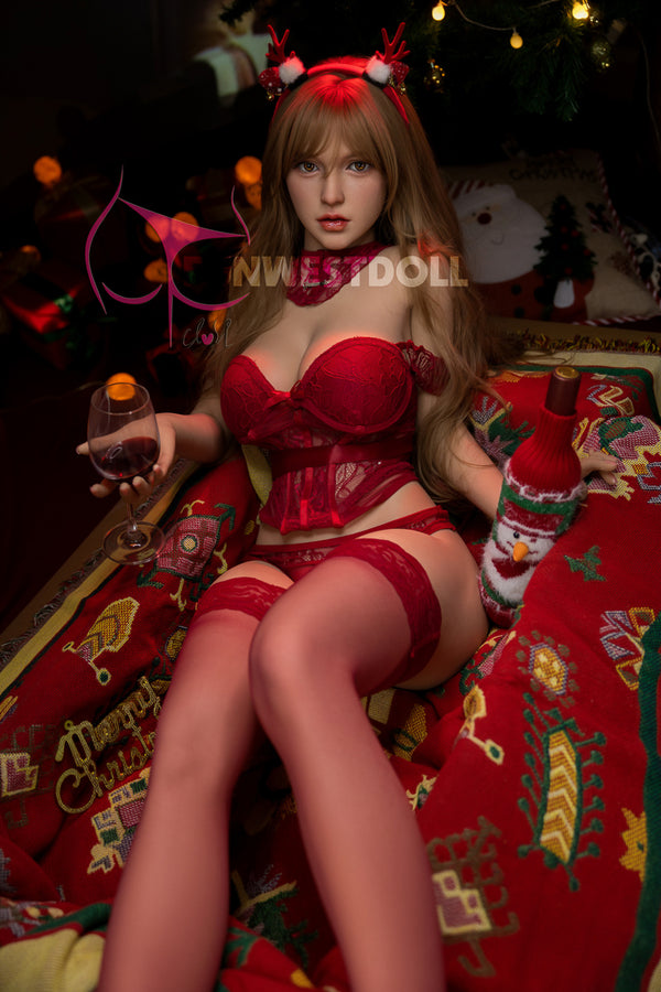 Christmas Bella: Life-Like 155cm F-cup TPE Sex Doll-FWD088