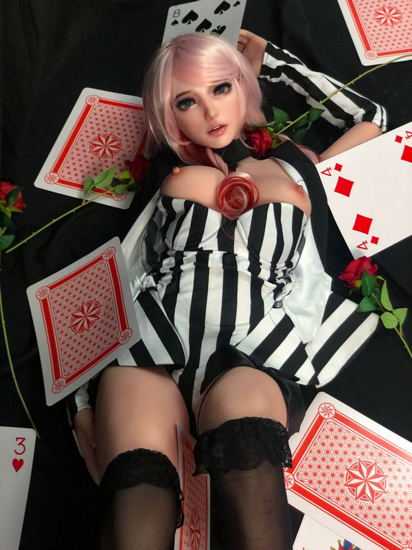 Yoshida Nozomi: 160 cm realistische Silikon-Sex-Puppe - Elsababe-Puppe