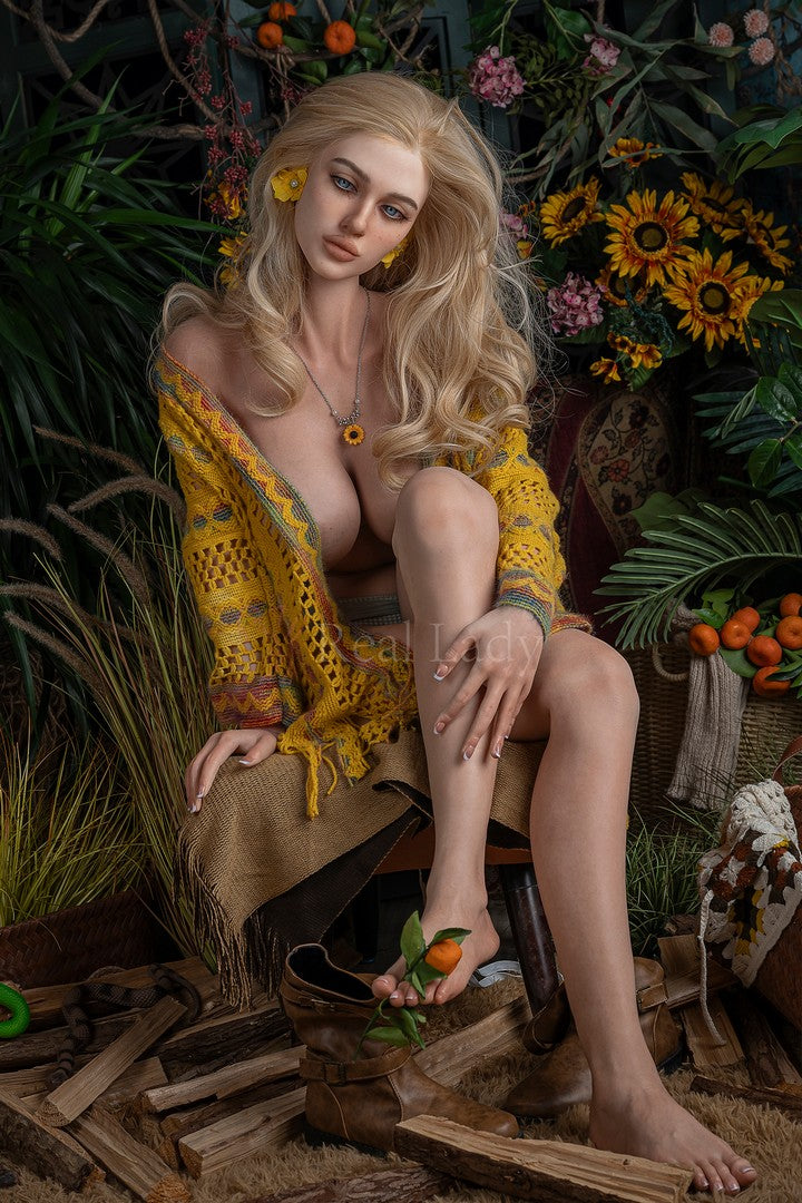 R4 Siky Cream: 168cm G-cup Premium Silicone Sex Doll-Real Lady Doll