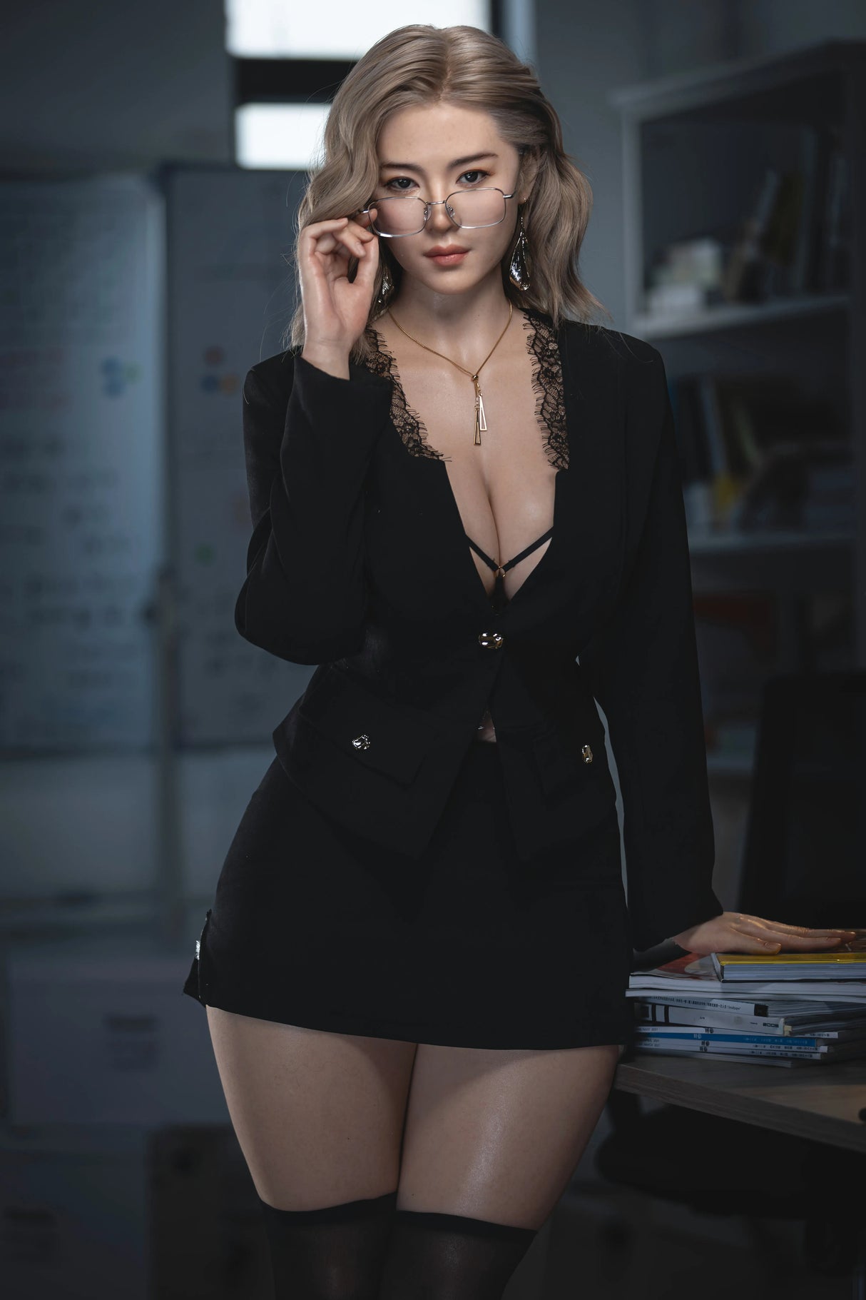 Jia Xian: Realistic 170cm F-Cup Silicone Sex Doll-AJL Series