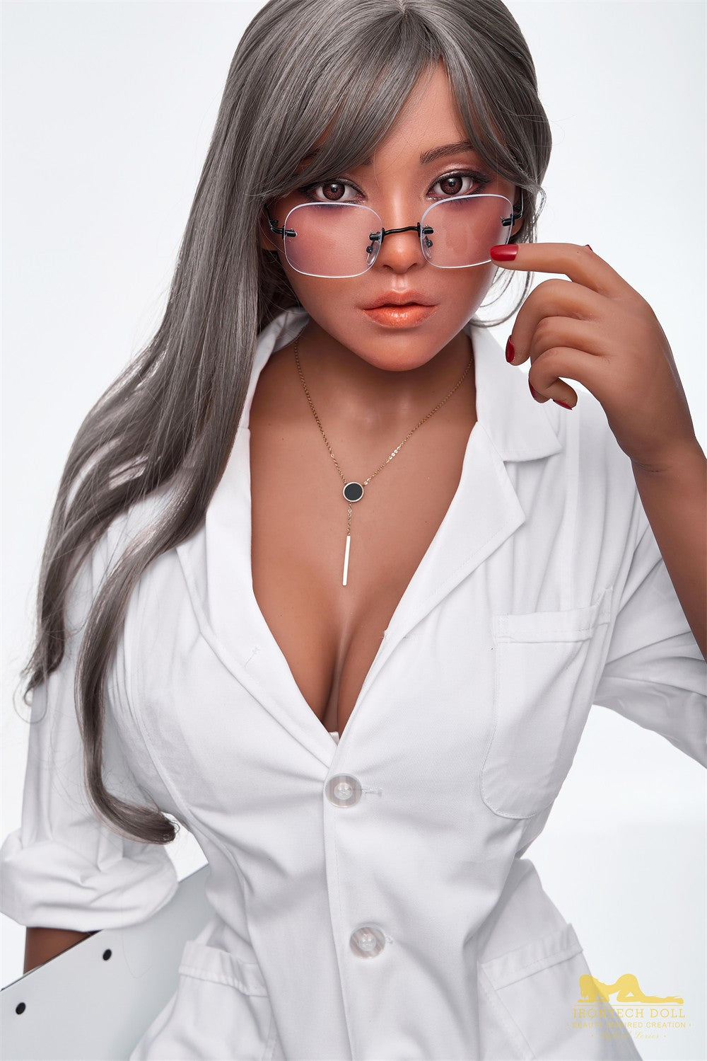 S40: Premium 164cm G-Cup Silicone Head and TPE Body Sex Doll-Irontech Doll