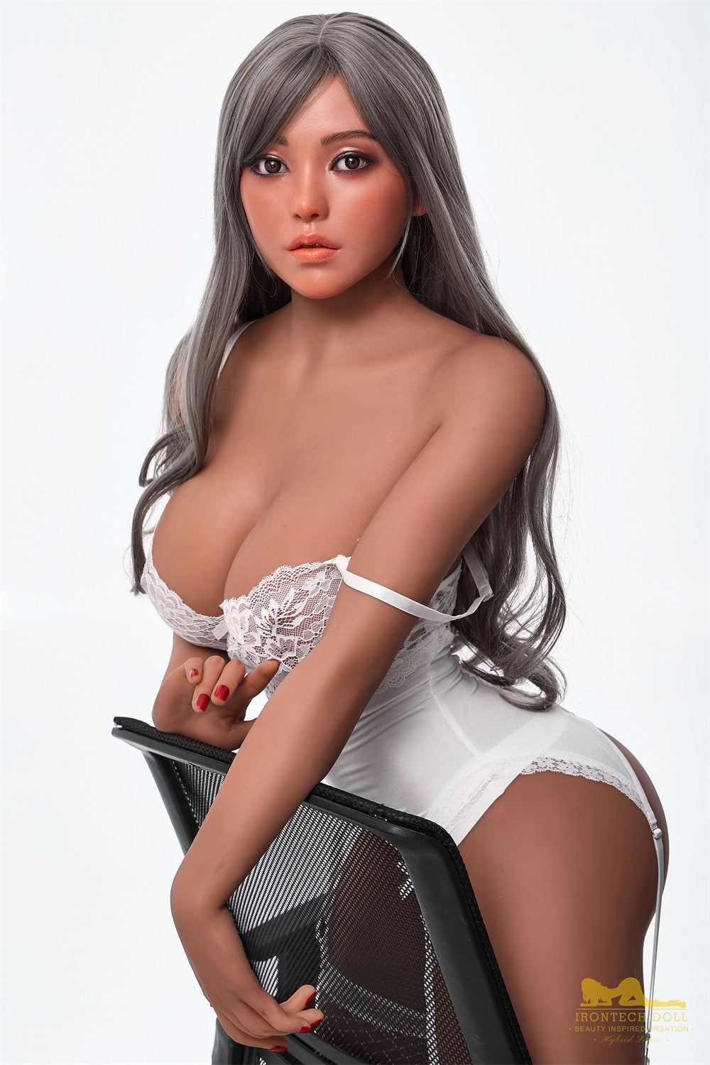 S40: Premium 164cm G-Cup Silicone Head and TPE Body Sex Doll-Irontech Doll
