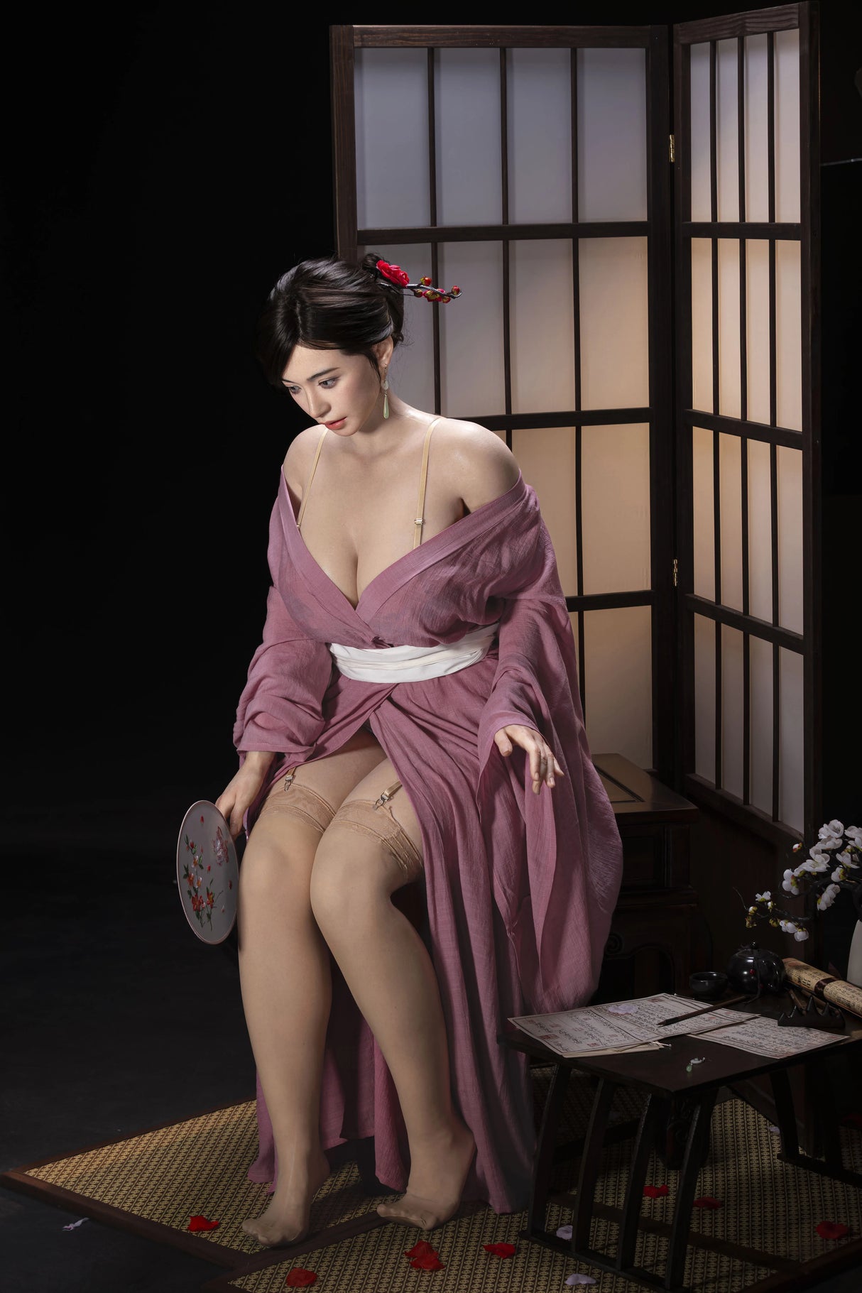 JiaTao: Realistic 168cm G-Cup Silicone Sex Doll-AJL Series