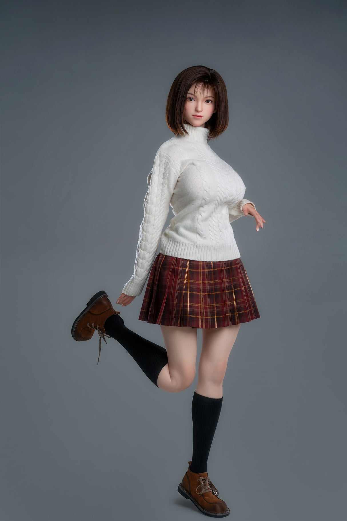 Nozomi : Poupée sexuelle cosplay en silicone F-Cup de 165 cm - Game Lady