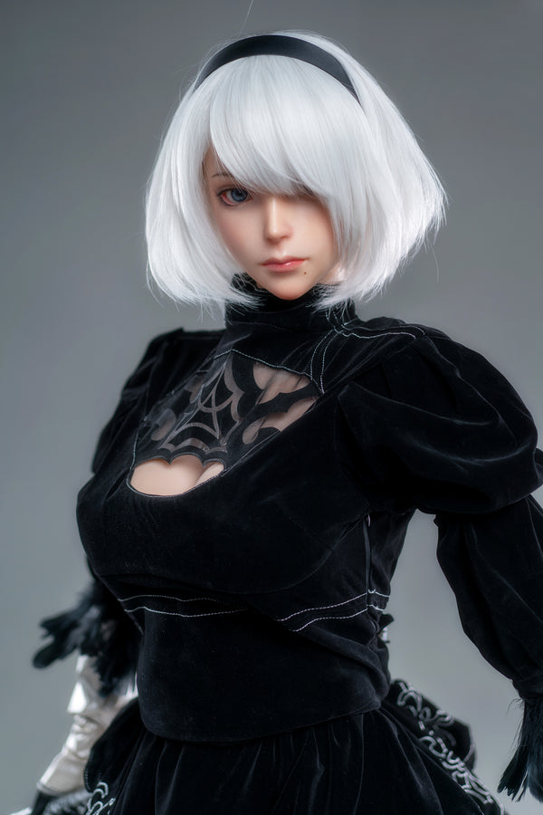 YoRHa: 171cm G-Cup Anime 2B Cosplay Silicone Sex Doll-Game Lady