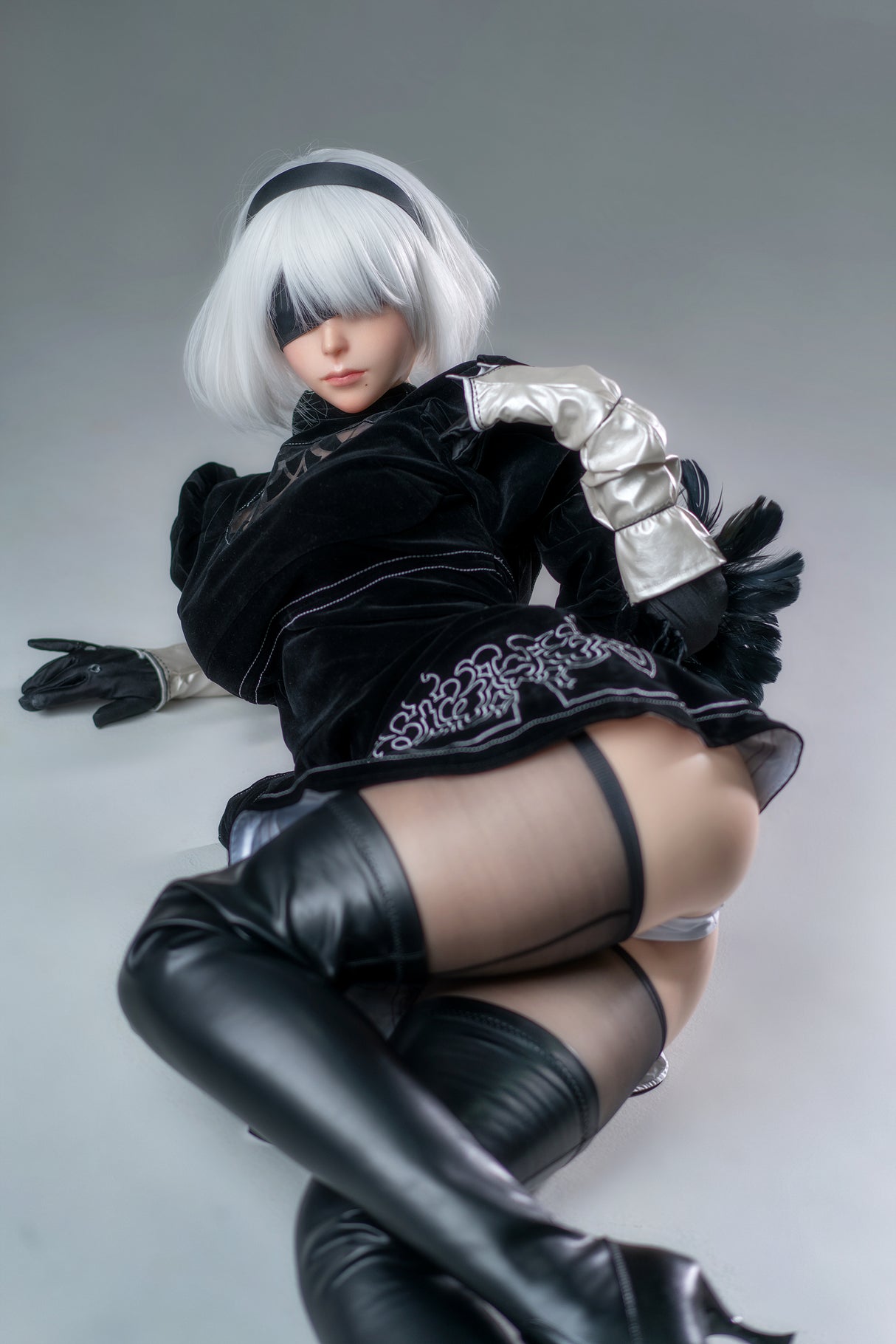 YoRHa: 171cm G-Cup Anime 2B Cosplay Silicone Sex Doll-Game Lady