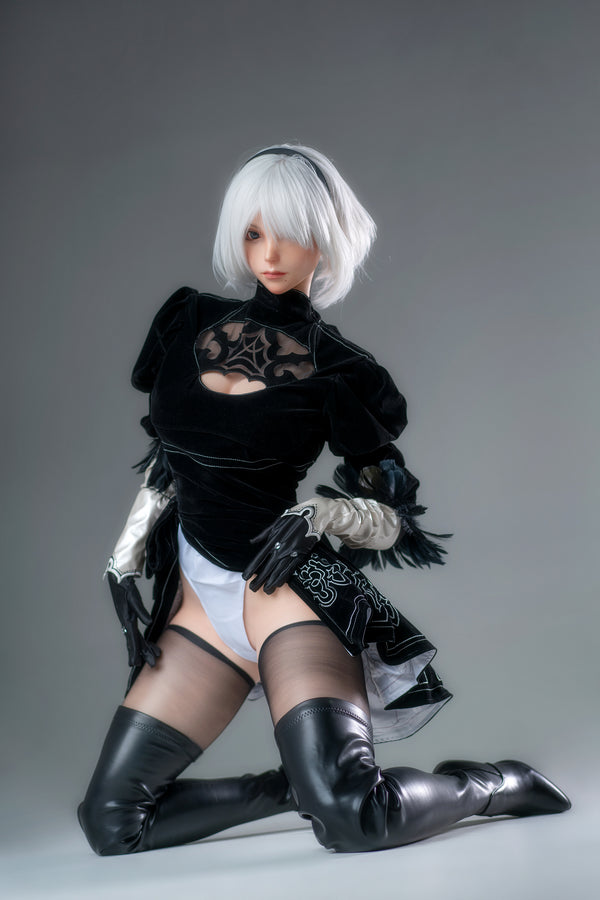 YoRHa: 171cm G-Cup Anime 2B Cosplay Silicone Sex Doll-Game Lady