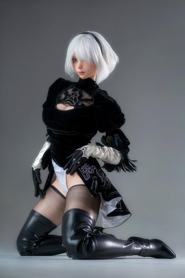 YoRHa: 171cm G-Cup Anime 2B Cosplay Silicone Sex Doll-Game Lady