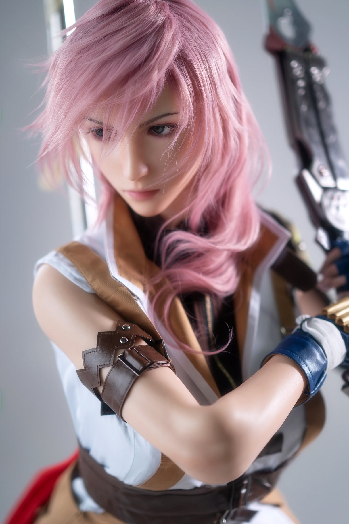 Lightning: 171cm G-Cup Anime 2B Cosplay Silicone Sex Doll-Game Lady