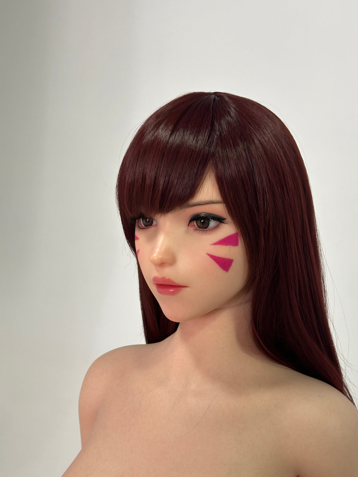 Dva : Poupée sexuelle en silicone de 167 cm avec bonnets en D, pour cosplay et jeu vidéo