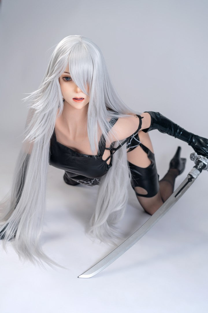 YoRHa: 171cm G-Cup Anime 2B Cosplay Silicone Sex Doll-Game Lady