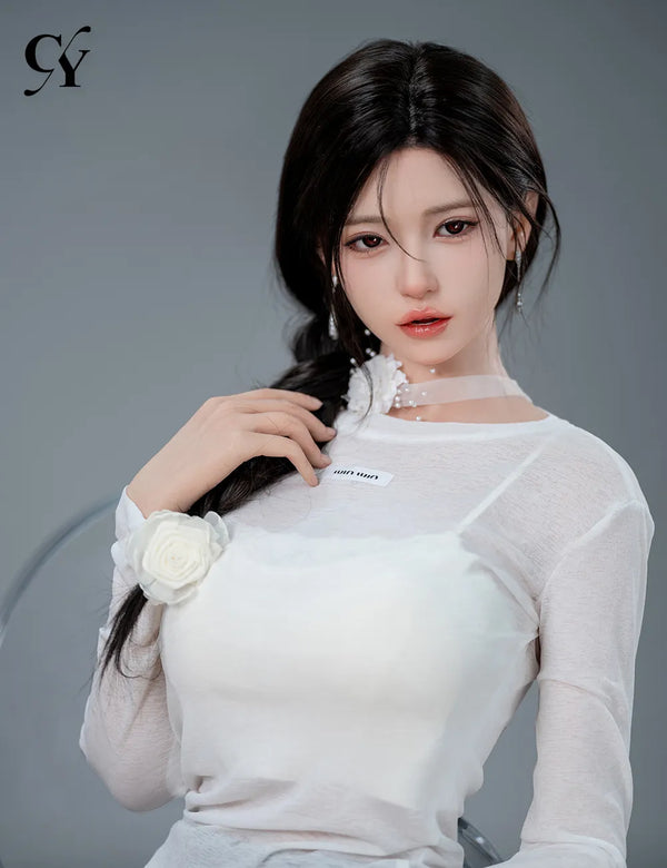 Liang-3: 168cm F-Cup Side Ponytail Blossom Realistic Sex Doll-Set-82