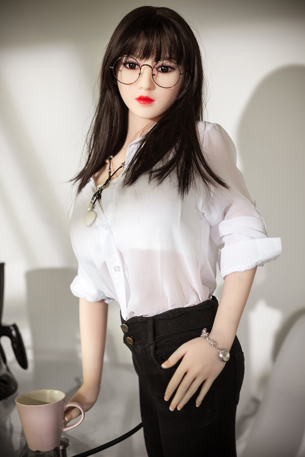 #106 Mae: 158cm H-Cup Lifelike TPE Sex Doll-Aibei