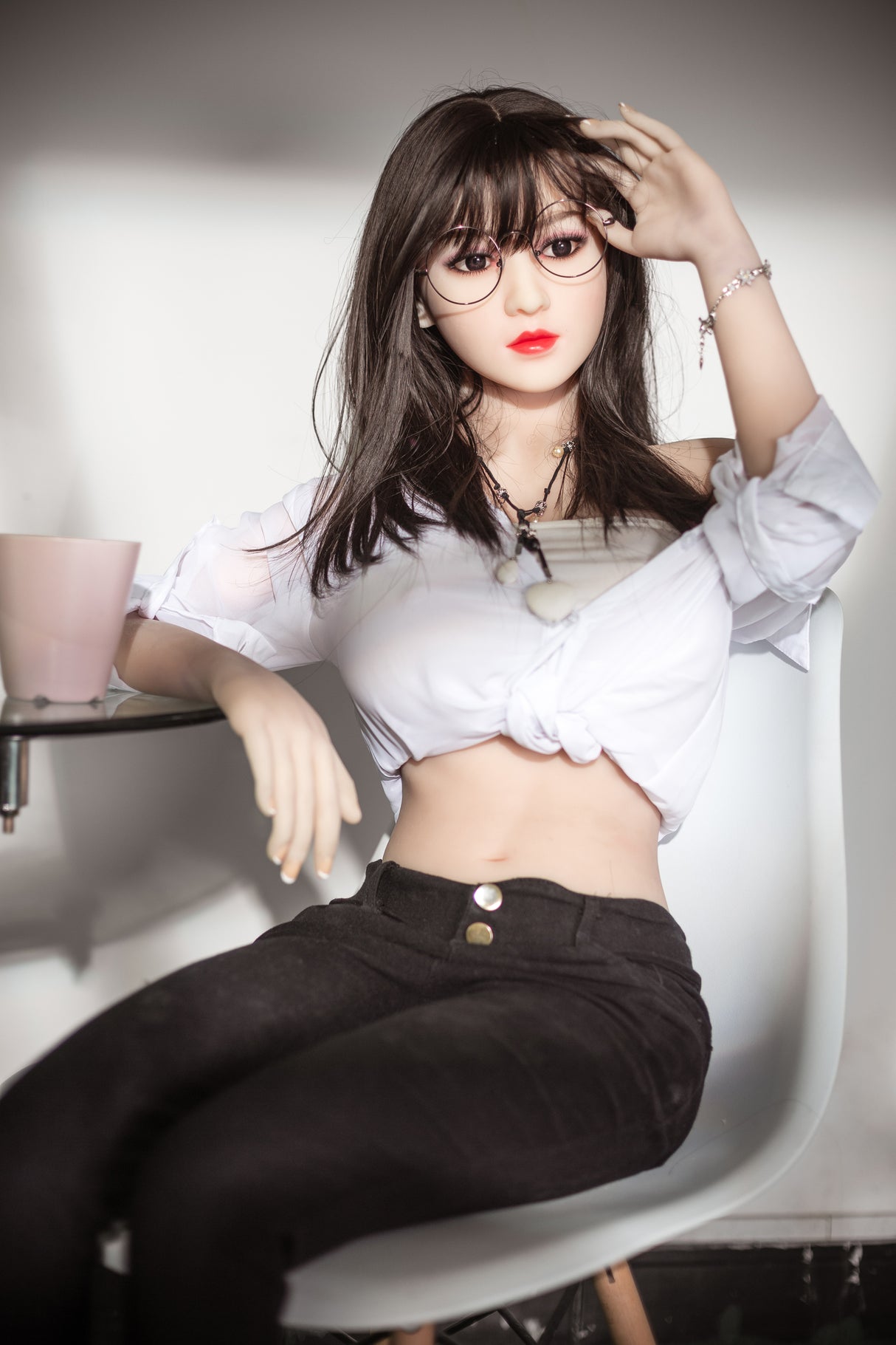 #106 Mae: 158cm H-Cup Lifelike TPE Sex Doll-Aibei