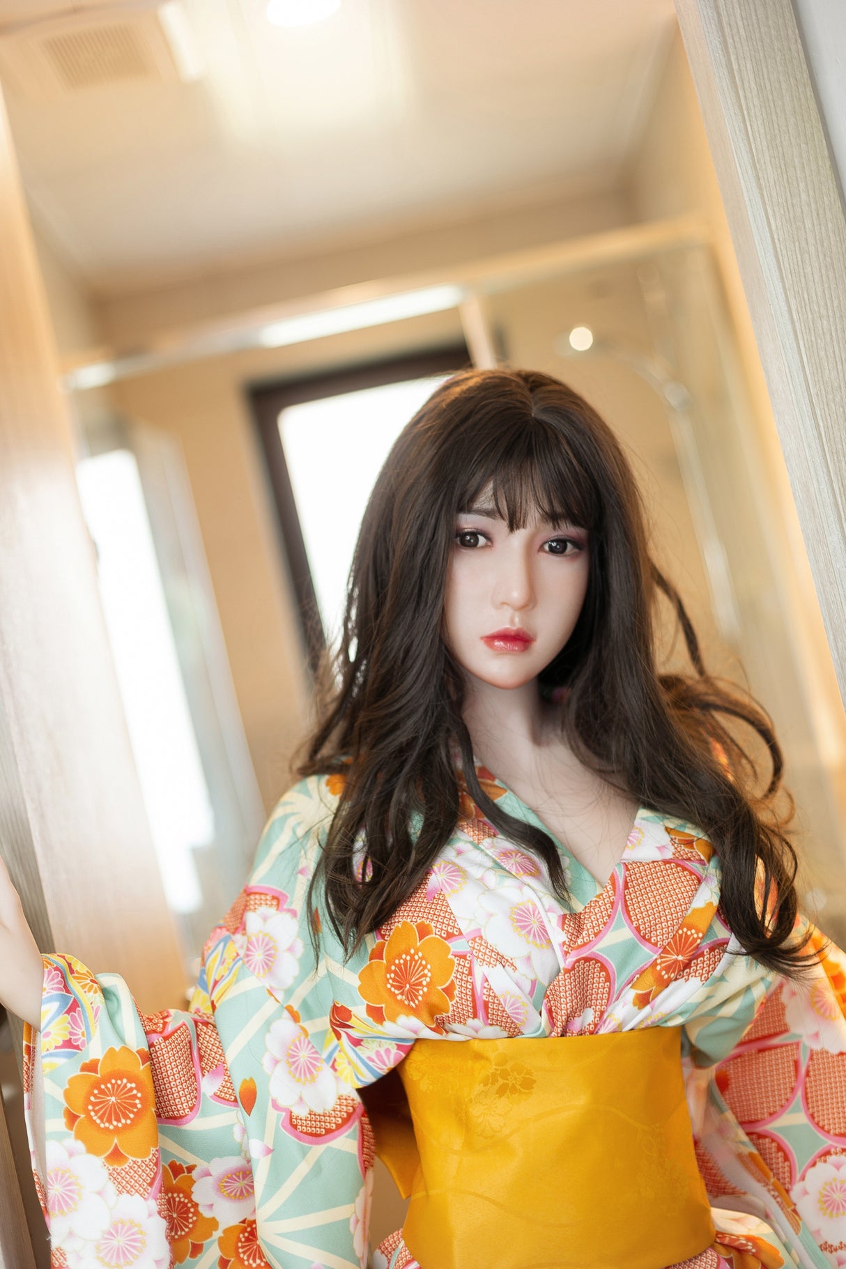 #3: 158cm E-Cup Lifelike TPE Body Silicone Head Sex Doll-Aibei