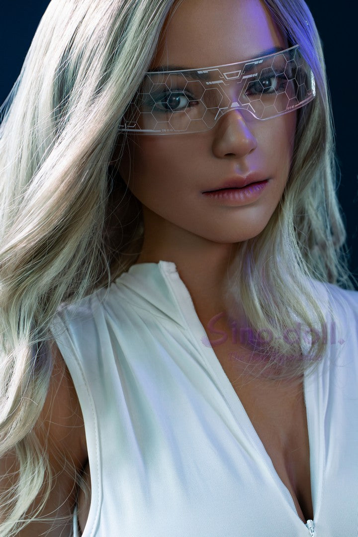 Sylvia: 167cm K-Cup White Cyber Big Boobs Sex Doll-Soft Max Series