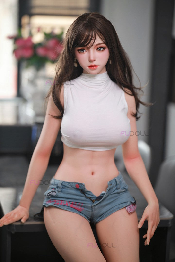 J002 ROS: 163cm D-Cup Realistic Silicone Sex Doll-FU Doll