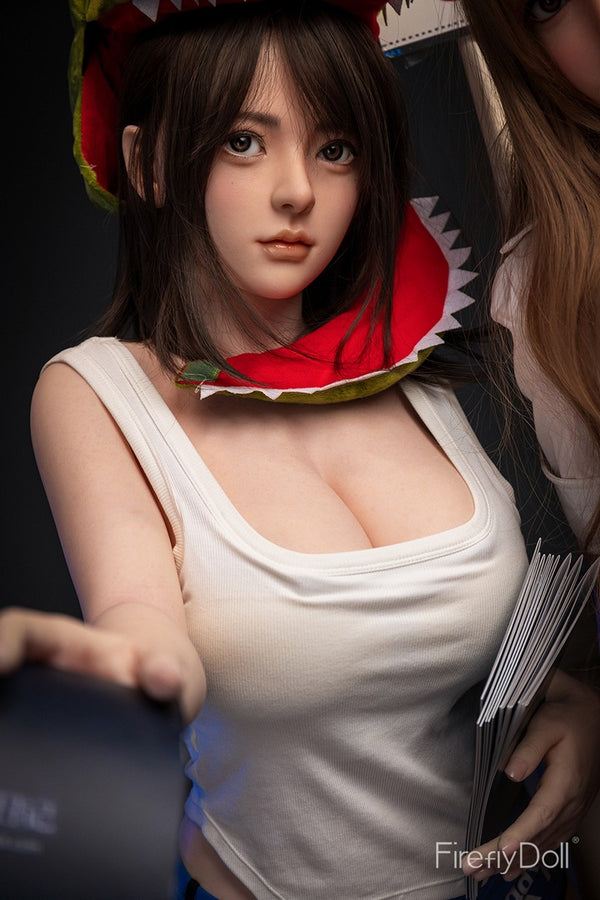 C001 Liuli: 164cm F-cup Hamburger Stall Silicone Sex Doll