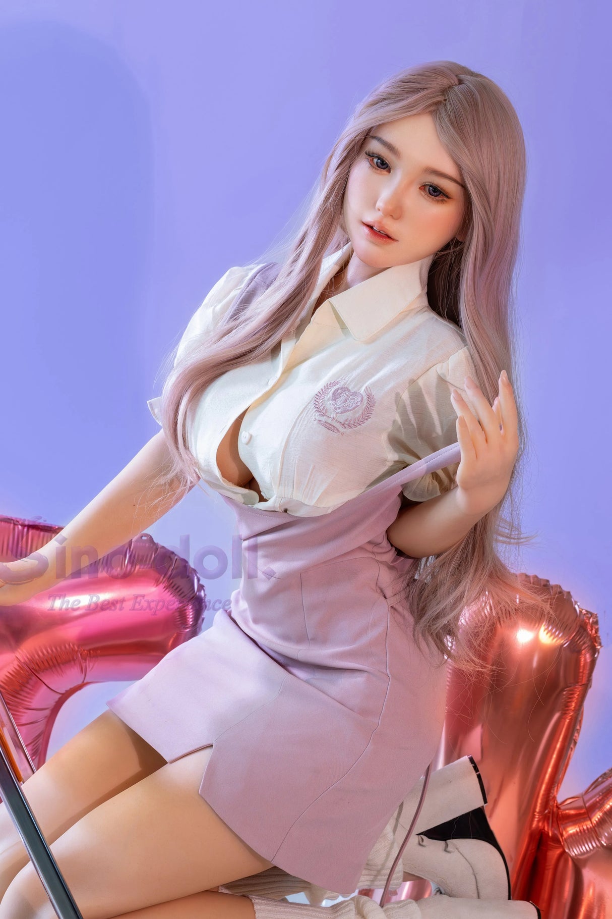 Linchun: 161cm H-Cup Pink Luxe Beauty Big Boobs Sex Doll-Soft Max Series
