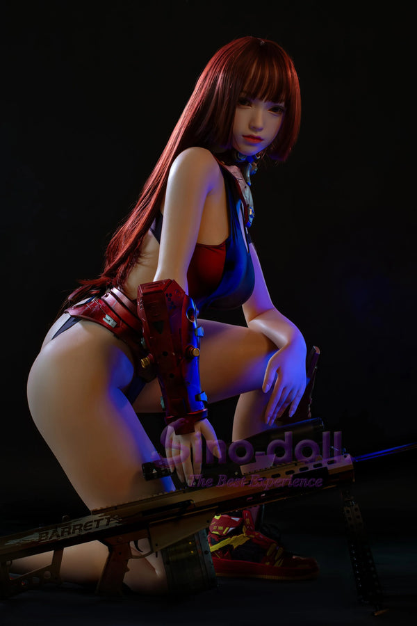 Linqiu: 167cm K-Cup Gun Girl Big Boobs Sex Doll-Soft Max Series