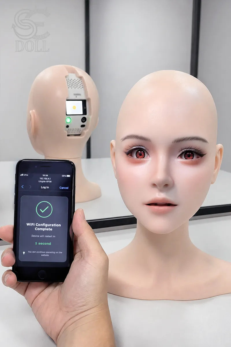 SE X-Robot Head - Annika - Talking & Facial Expressions