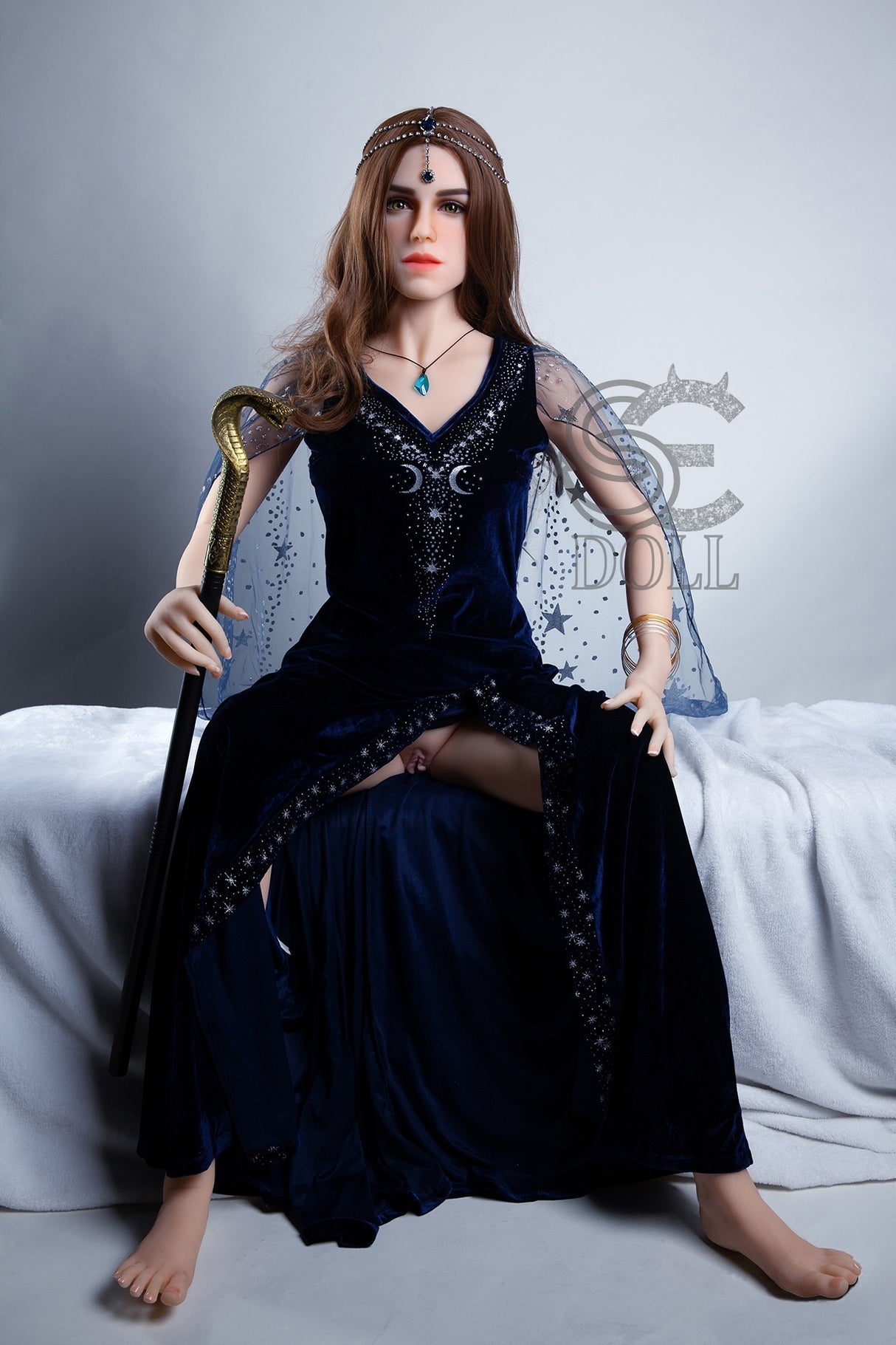 Flora: SEDOLL 163cm E-Cup Poupée sexuelle TPE réaliste | Disponible avec fonction de masturbation orale et rotation de la taille