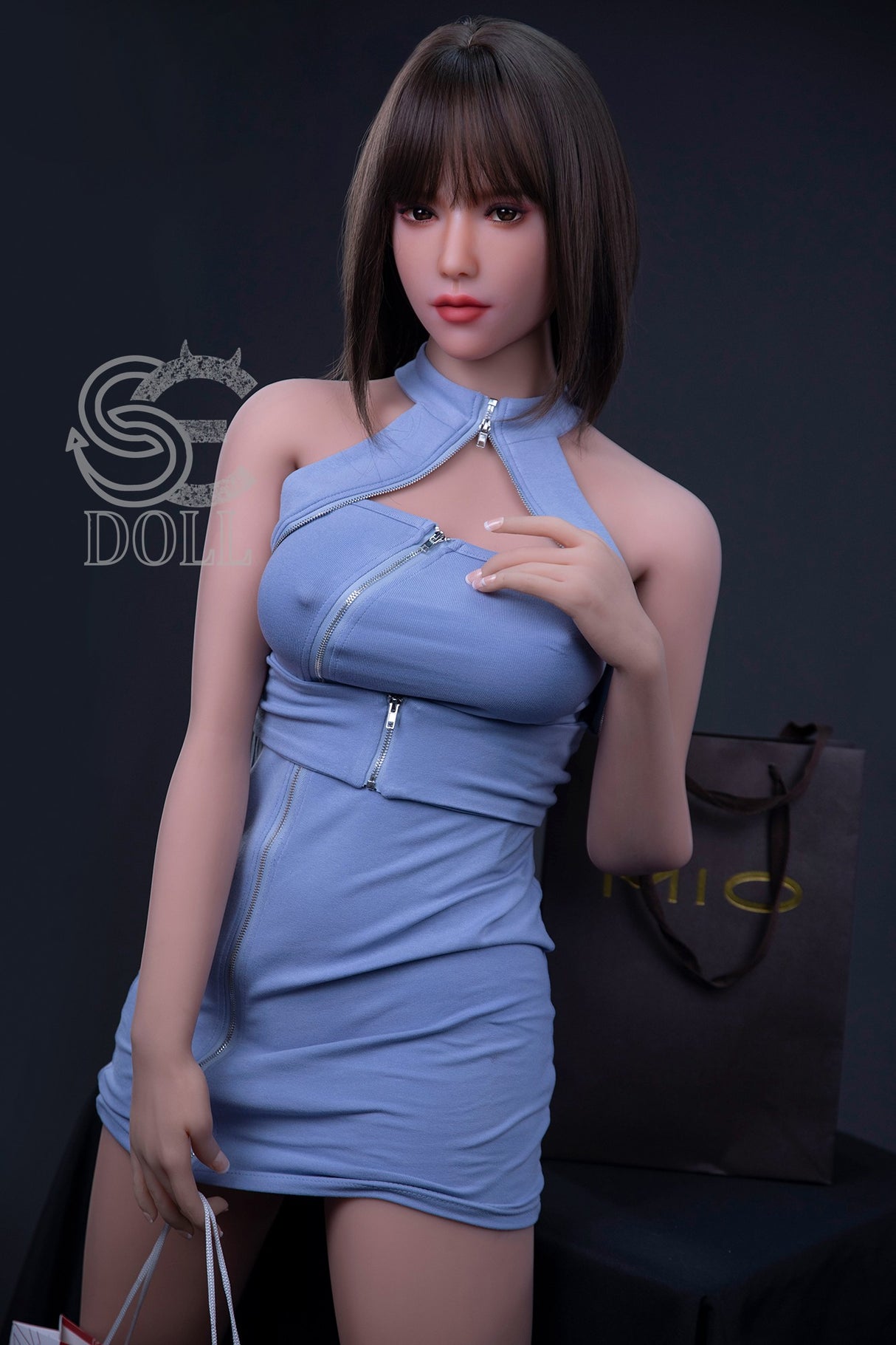 Mayu: Poupée sexuelle réaliste SEDOLL 163cm Bonnet E en TPE | Fonction fellation et robot sexuel rotatif disponible