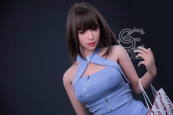 Mayu: Poupée sexuelle réaliste SEDOLL 163cm Bonnet E en TPE | Fonction fellation et robot sexuel rotatif disponible