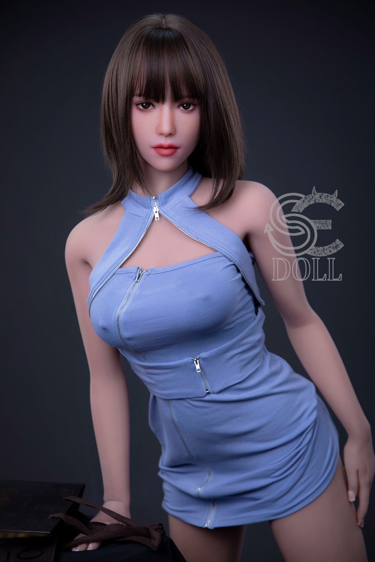Mayu: Poupée sexuelle réaliste SEDOLL 163cm Bonnet E en TPE | Fonction fellation et robot sexuel rotatif disponible