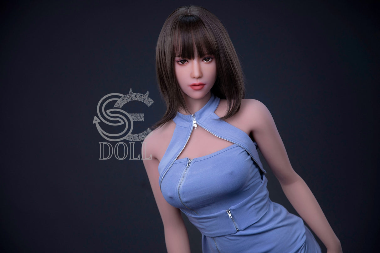 Mayu: Poupée sexuelle réaliste SEDOLL 163cm Bonnet E en TPE | Fonction fellation et robot sexuel rotatif disponible