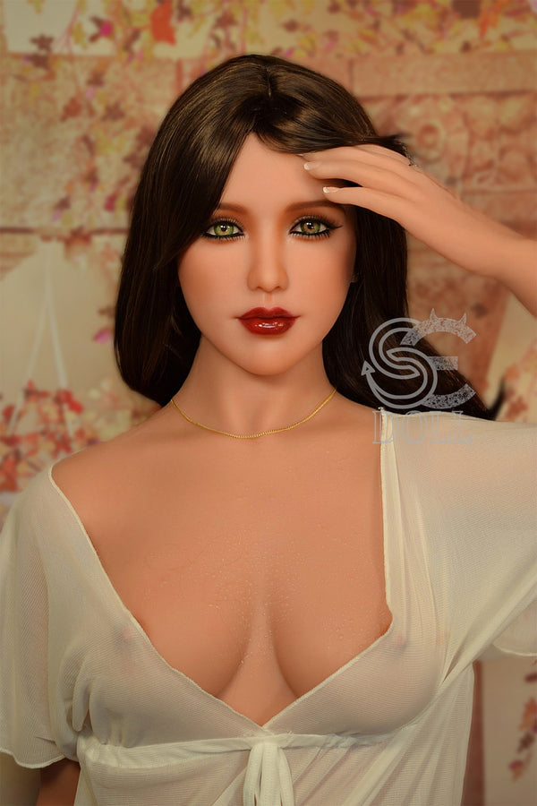 Kitty.F : Poupée Sexuelle Réaliste en TPE SEDOLL 163cm Bonnet E | Poupée Robot Sexuelle pour Fellation et Tour de Taille Disponible