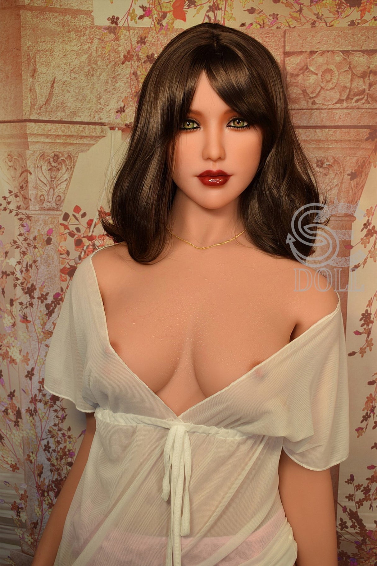 Kitty.F : Poupée Sexuelle Réaliste en TPE SEDOLL 163cm Bonnet E | Poupée Robot Sexuelle pour Fellation et Tour de Taille Disponible