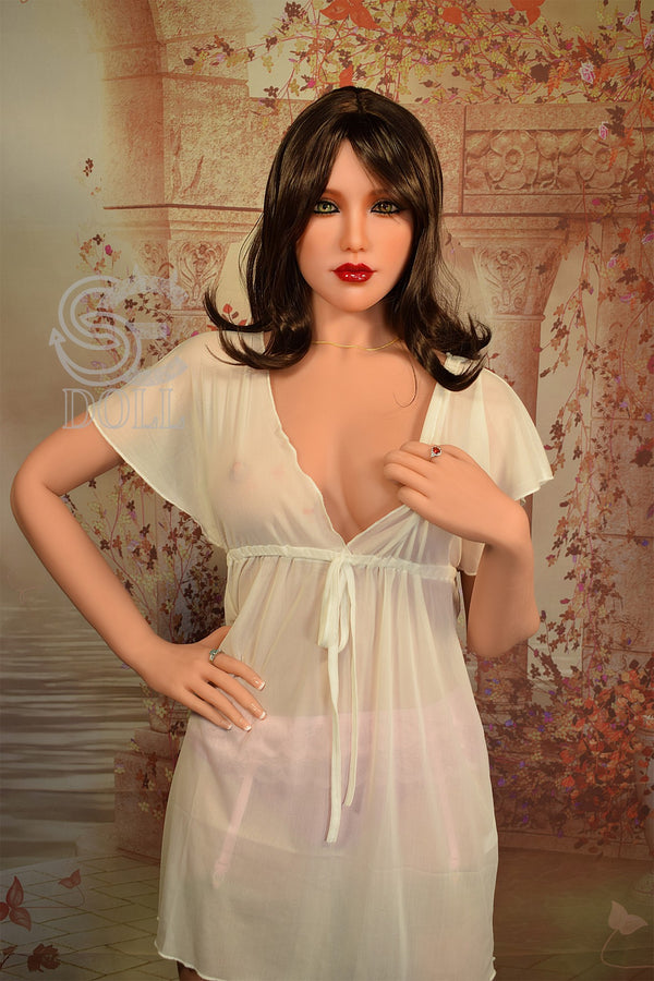 Kitty.F : Poupée Sexuelle Réaliste en TPE SEDOLL 163cm Bonnet E | Poupée Robot Sexuelle pour Fellation et Tour de Taille Disponible