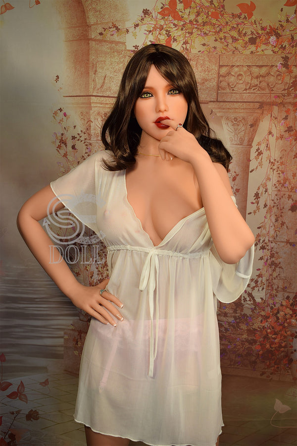 Kitty.F : Poupée Sexuelle Réaliste en TPE SEDOLL 163cm Bonnet E | Poupée Robot Sexuelle pour Fellation et Tour de Taille Disponible