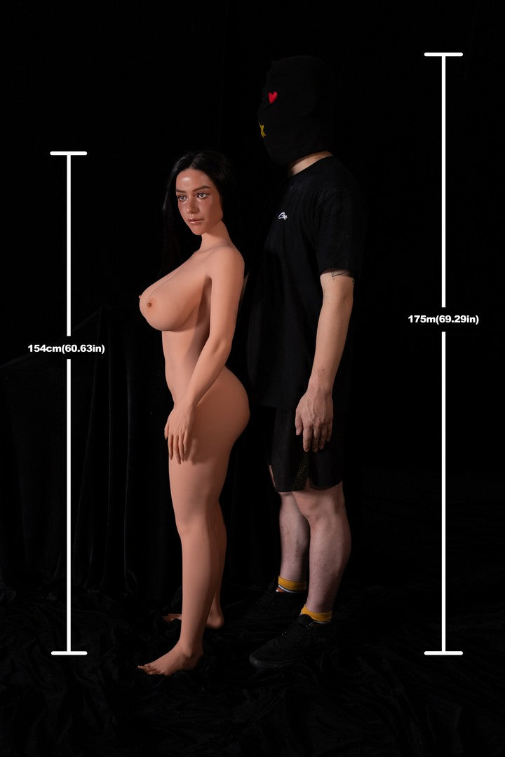 Tasha: 154cm E-Cup Realistic TPE Body Silicone Head Love Doll-Climax Doll-CLM Ultra