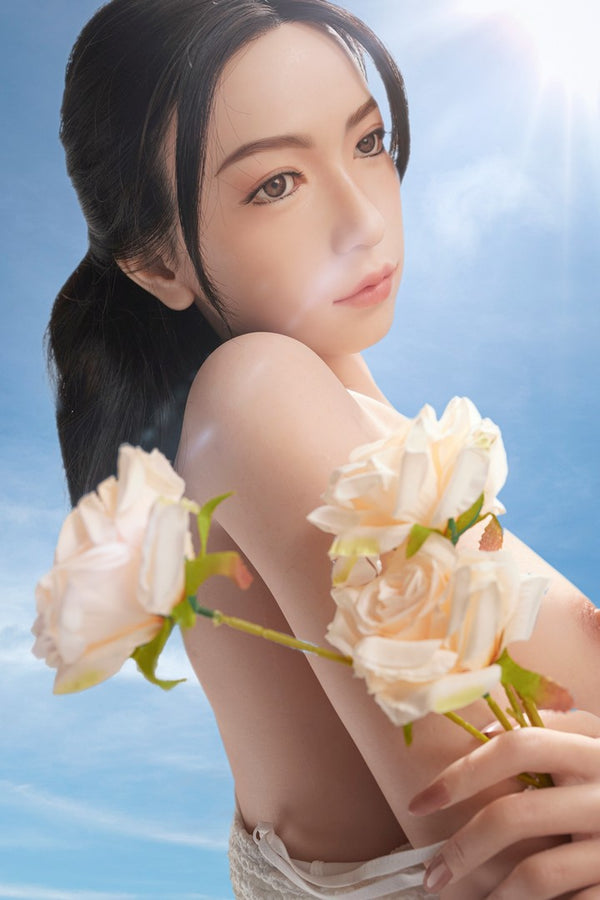 Mayu: 158cm E-Cup Flat Chested Silicone Sex Doll-Ultra Light Weight Design
