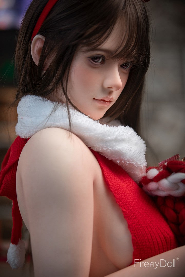 C001 Liuli: 159cm E-cup Christmas Silicone Sex Doll