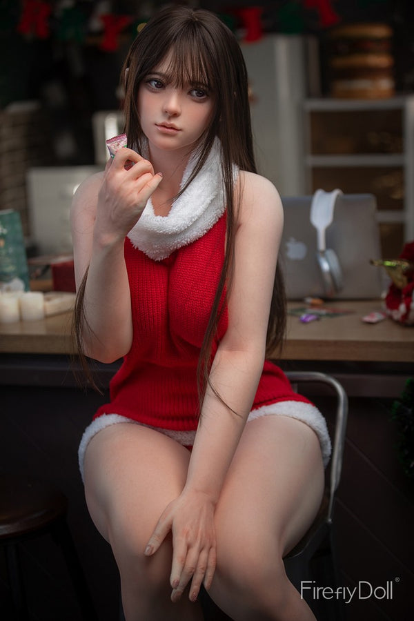 C001 Liuli: 159cm E-cup Christmas Silicone Sex Doll