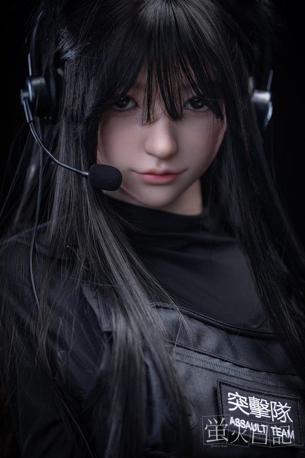 C006 Lian: 160cm G-cup Gun Girl Silicone Sex Doll - Max Series